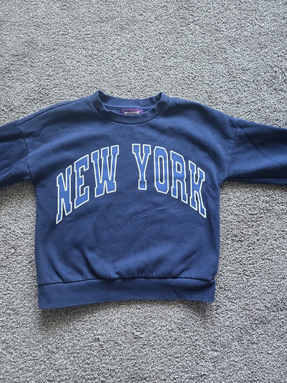 Weekend Academy Navy "New York" Kids Sweatshirt